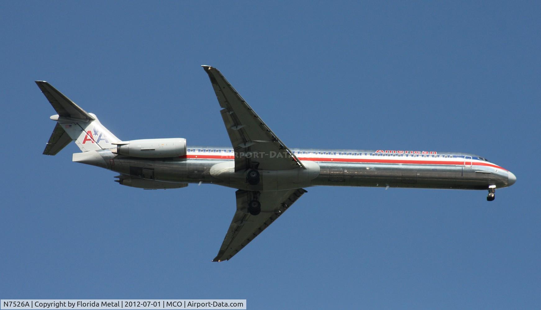 N7526A, 1990 McDonnell Douglas MD-82 (DC-9-82) C/N 49918, American MD-82