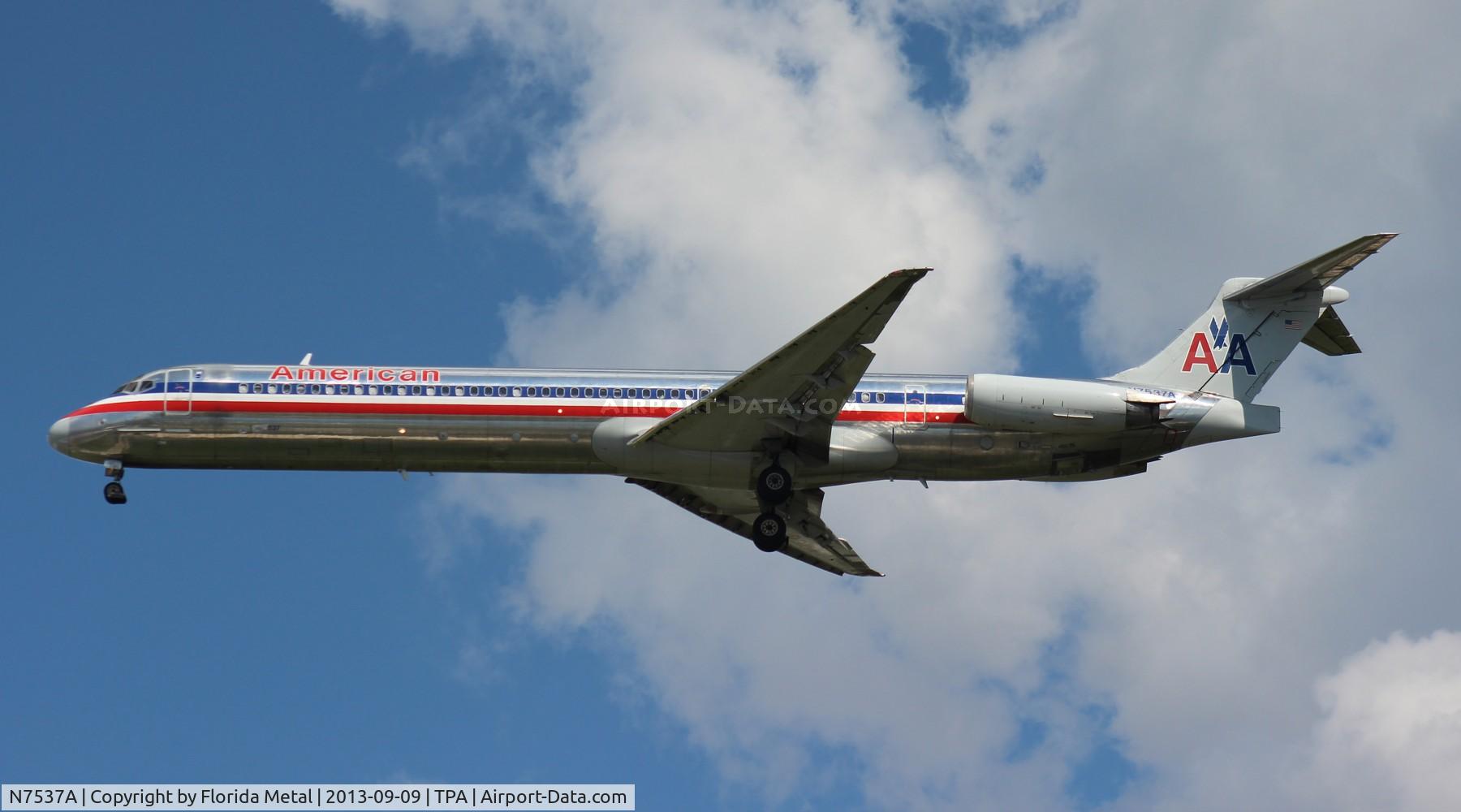 N7537A, 1990 McDonnell Douglas MD-82 (DC-9-82) C/N 49991, American MD-82
