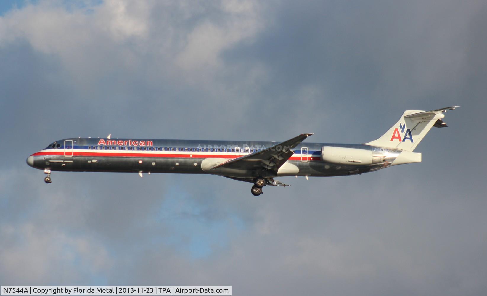 N7544A, 1990 McDonnell Douglas MD-82 (DC-9-82) C/N 53026, American MD-82