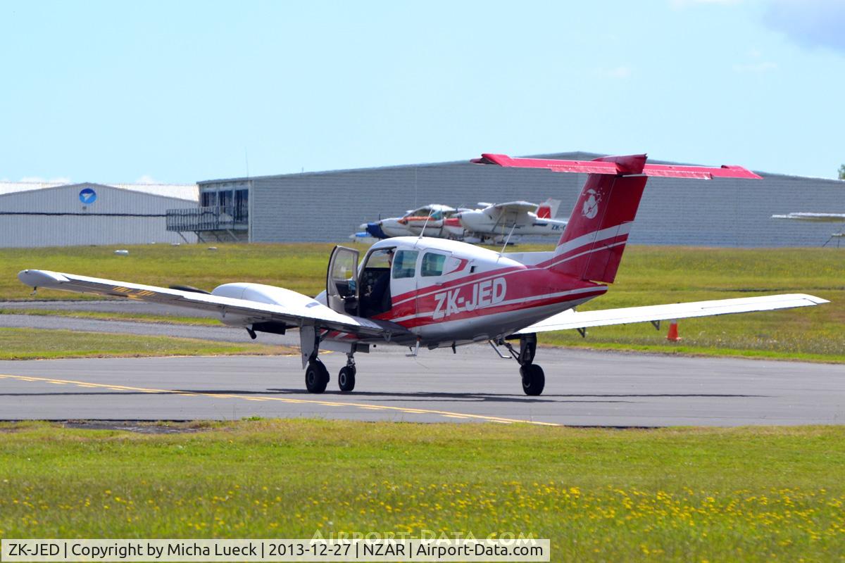ZK-JED, Beech 76 Duchess C/N ME-386, At Ardmore