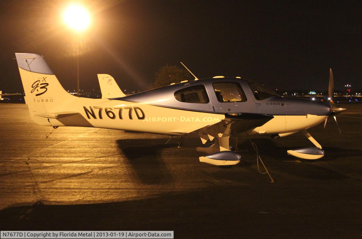 N7677D, 2008 Cirrus SR22 G3 GTSX Turbo C/N 2936, Cirrus SR22