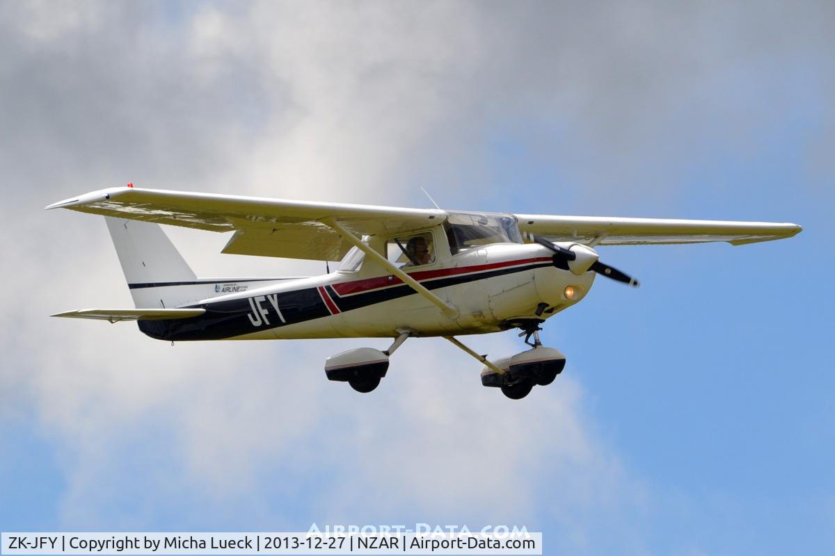 ZK-JFY, Cessna 152 C/N 15284398, At Ardmore
