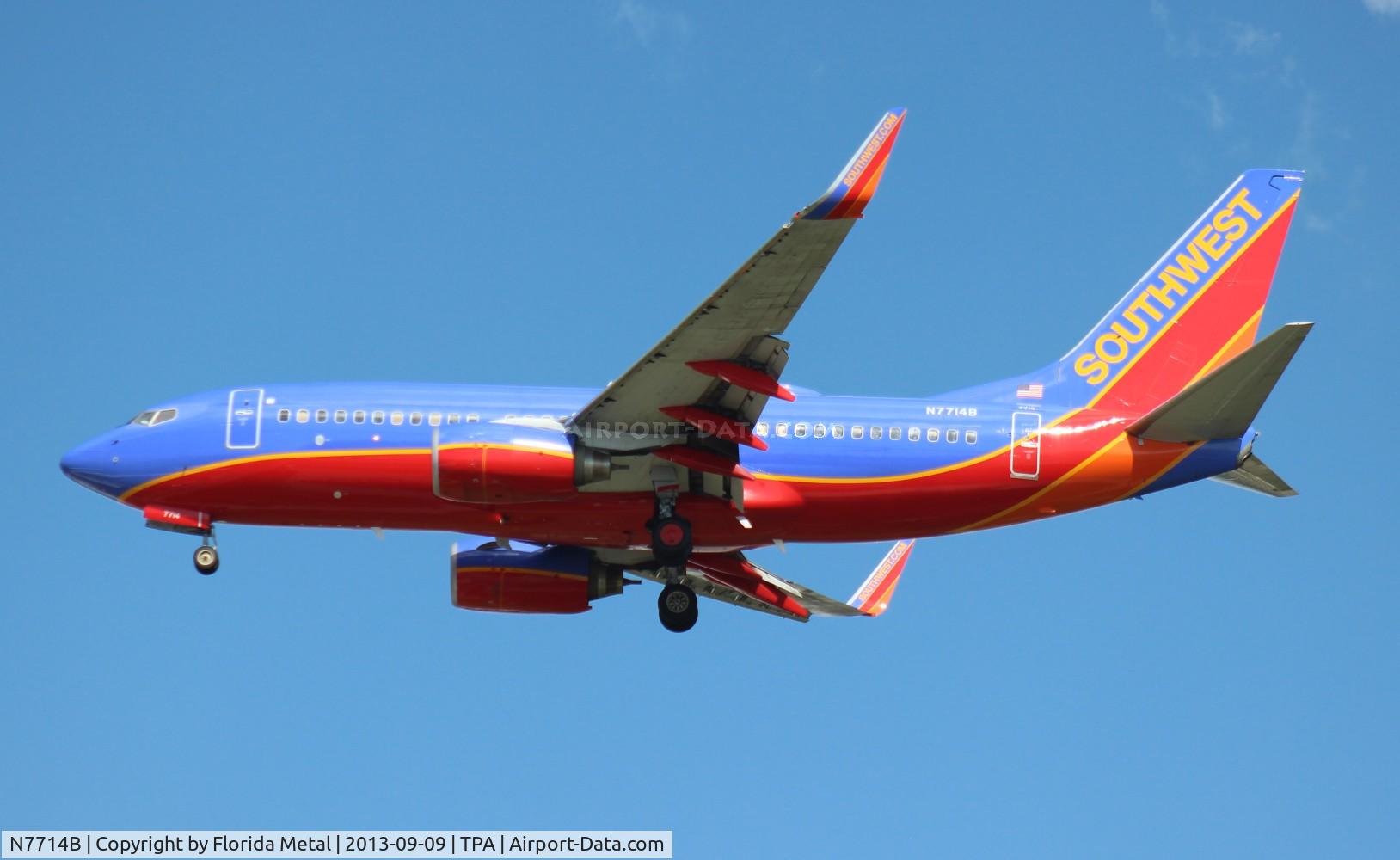 N7714B, 2004 Boeing 737-76N C/N 32679, Southwest 737-700