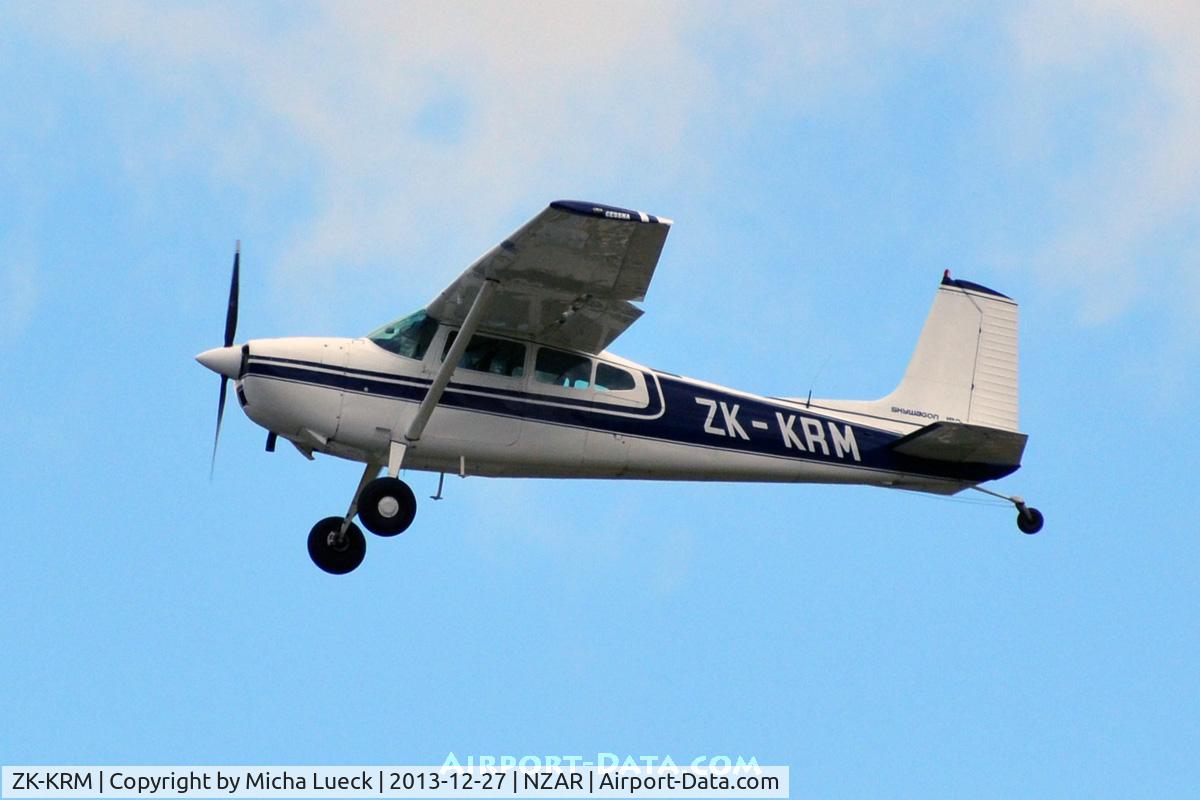 ZK-KRM, Cessna 180H Skywagon C/N 18051889, At Ardmore