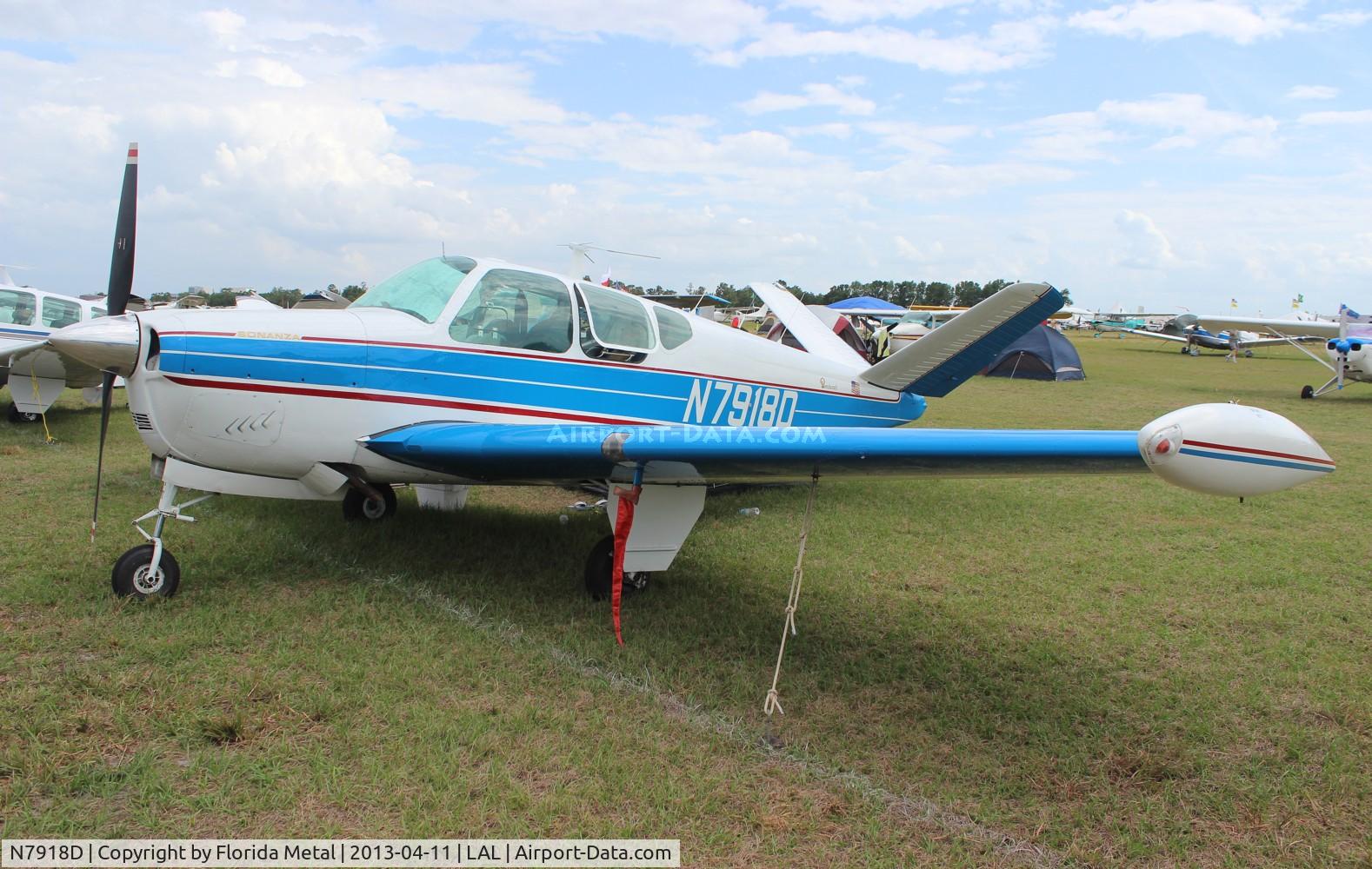 N7918D, 1957 Beech H35 Bonanza C/N D-5146, Beech H35 Bonanza at Sun N Fun
