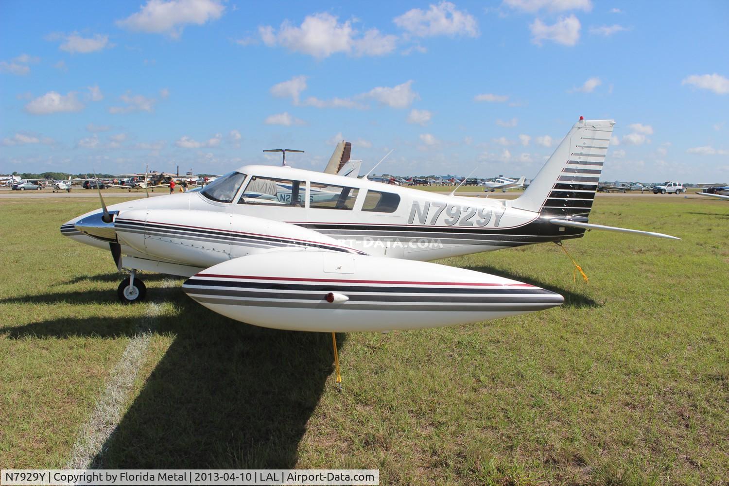 N7929Y, 1966 Piper PA-30 Twin Comanche Twin Comanche C/N 30-1020, PA-30 at Sun N Fun