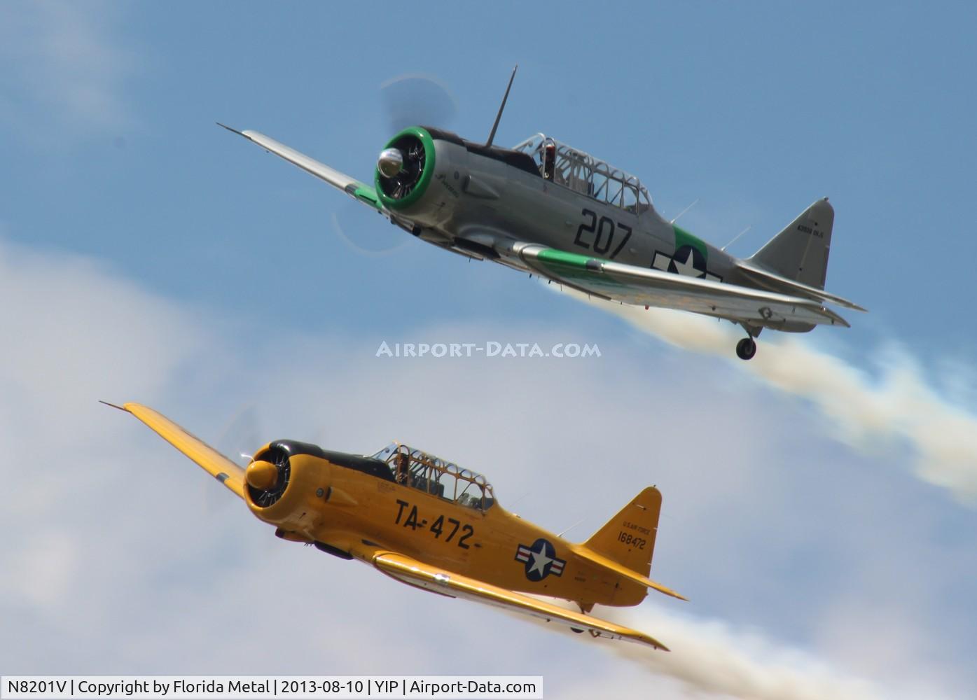 N8201V, North American T-6G Texan C/N 168-472, T-6 Texan