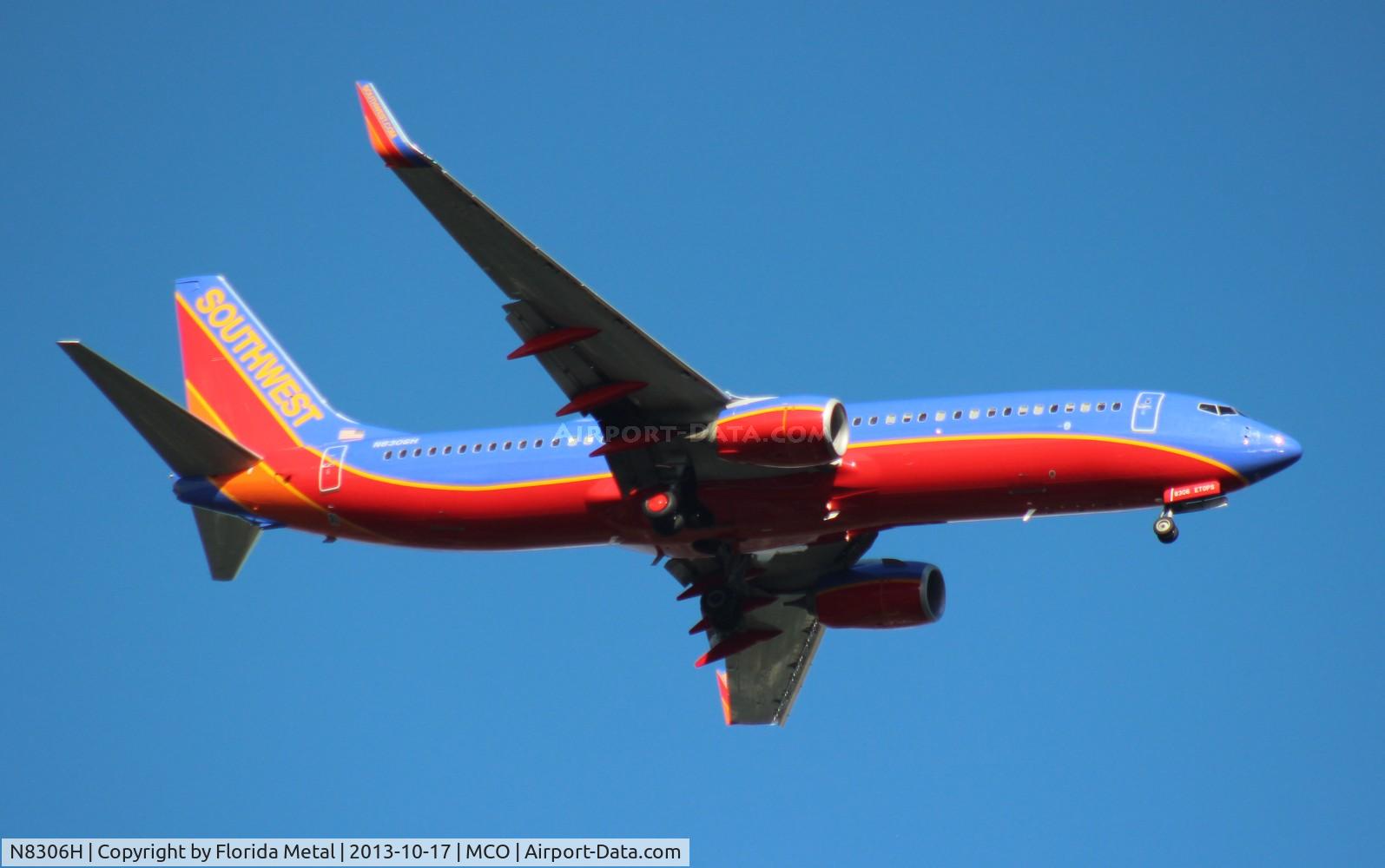 N8306H, 2012 Boeing 737-8H4 C/N 36983, Southwest 737-800