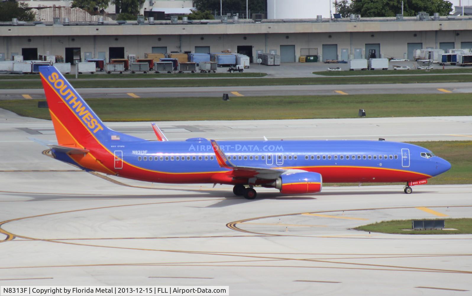 N8313F, 2012 Boeing 737-8H4 C/N 38810, Southwest 737-800