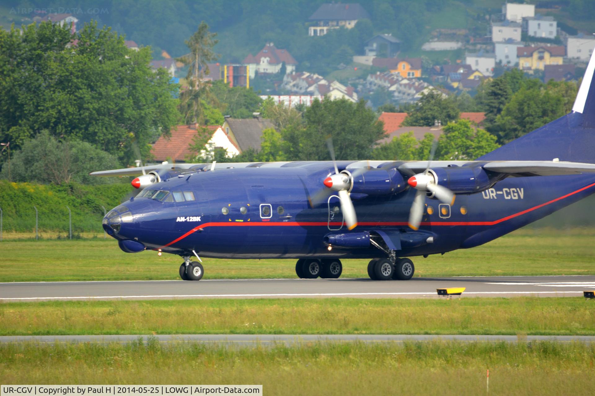 UR-CGV, 1966 Antonov An-12BP C/N 6344610, Take-off at LOWG