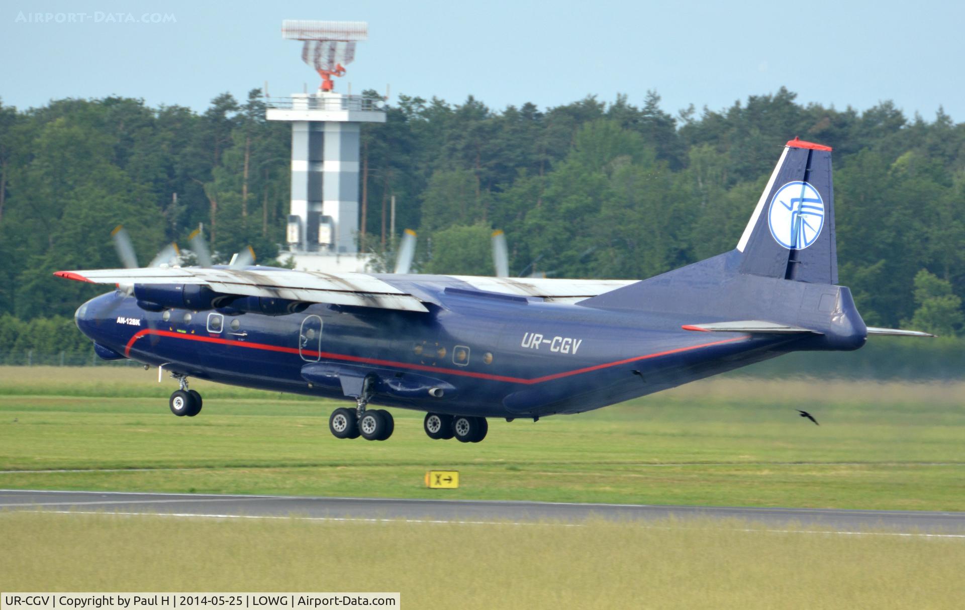 UR-CGV, 1966 Antonov An-12BP C/N 6344610, An-12BP, take-off at LOWG