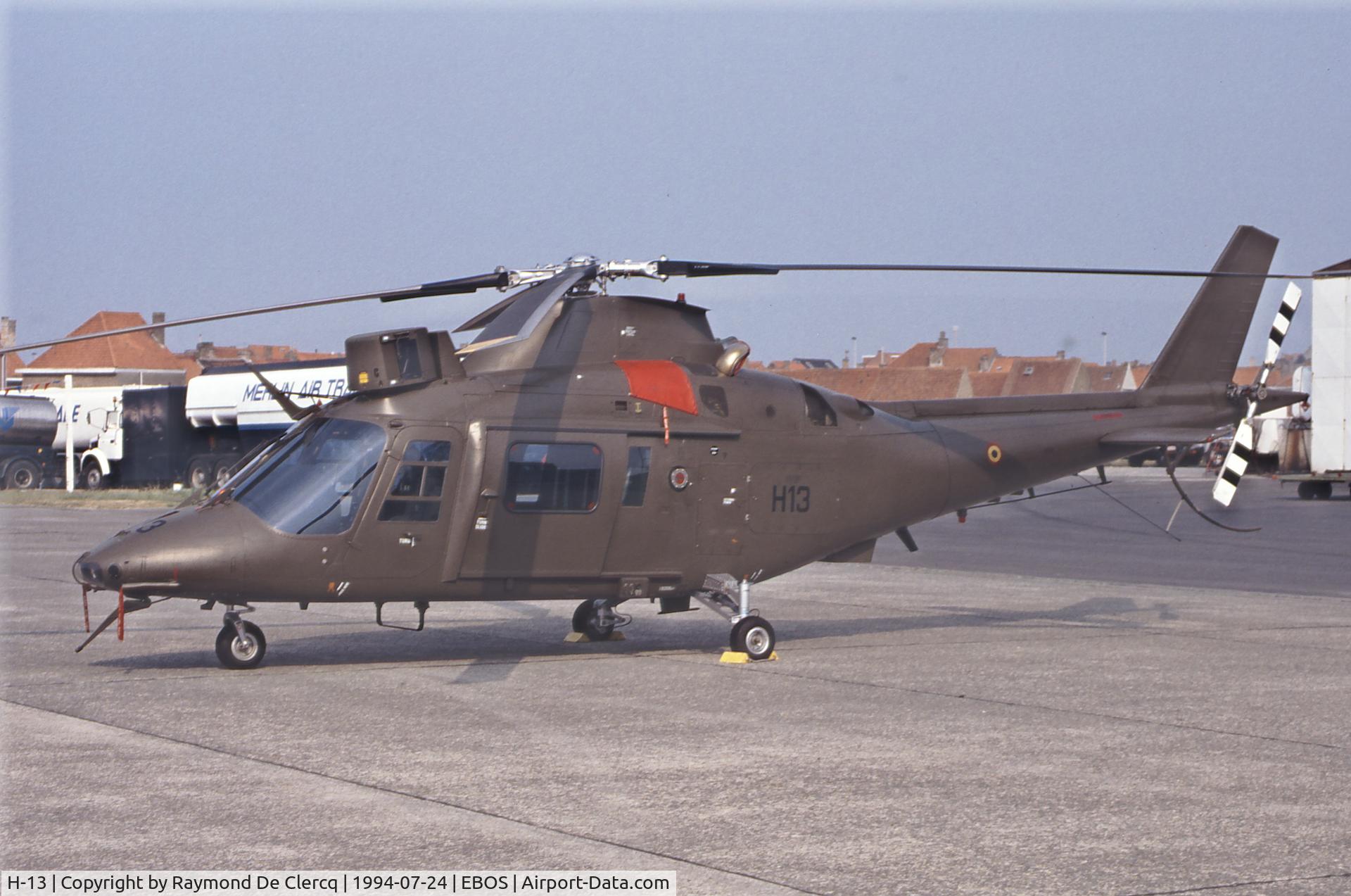H-13, 1992 Agusta A-109BA C/N 0313, Ostend Airshow ,