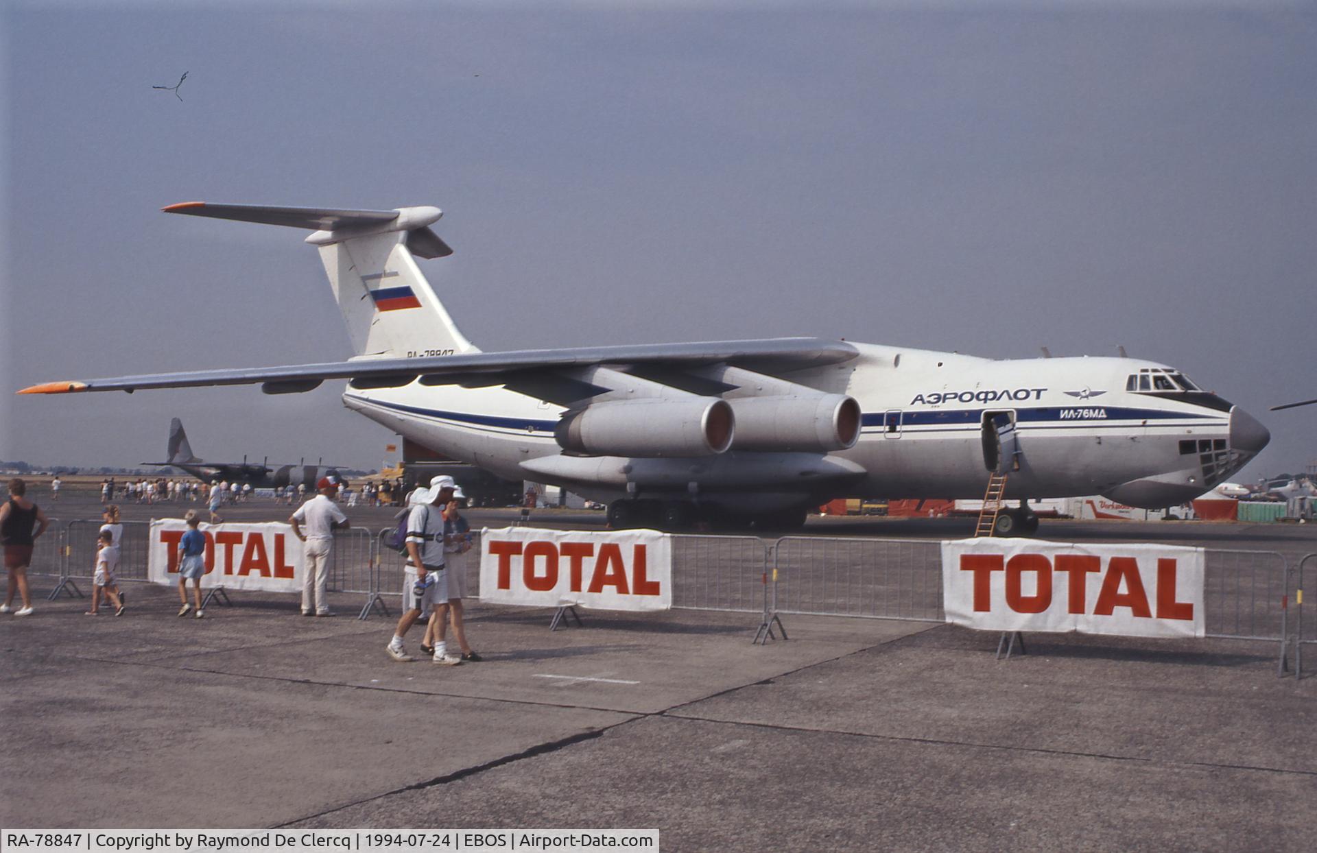 RA-78847, 1990 Ilyushin IL-76MD C/N 1003404132, Ostend Airshow 1994