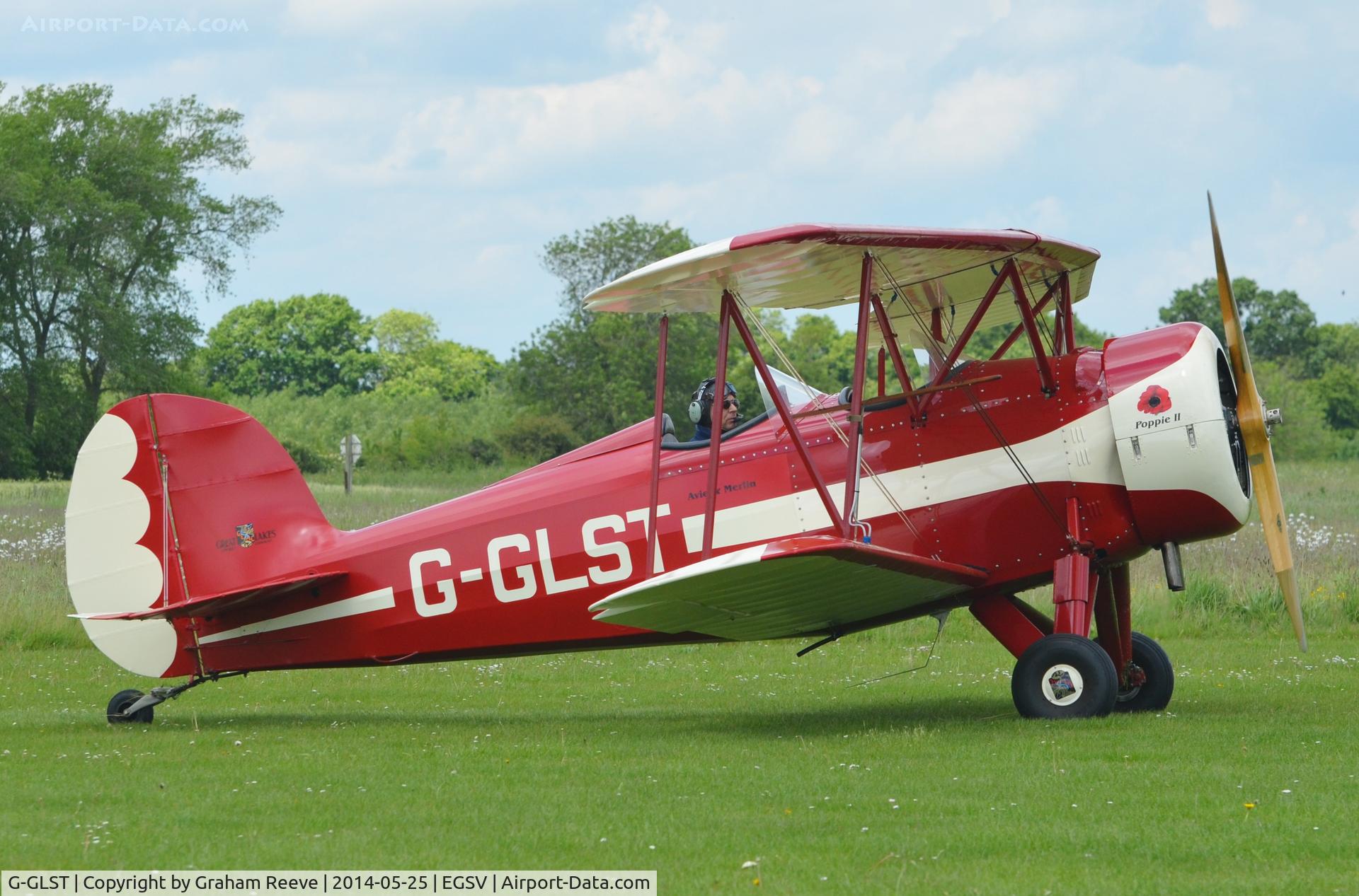 G-GLST, 2003 Great Lakes 2T-1A Sport Trainer C/N PFA 321-13646, Just landed.