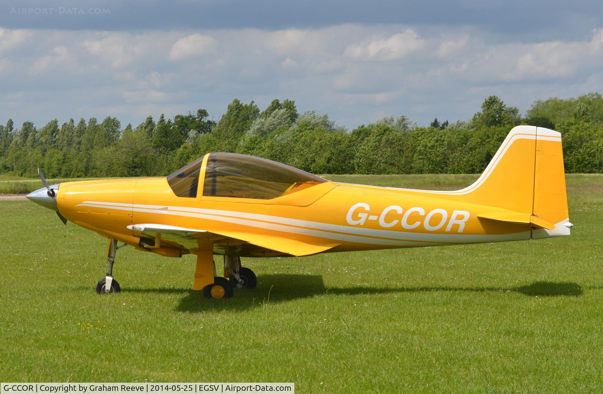 G-CCOR, 2005 Sequoia F8L Falco C/N PFA 100-10588, Parked at Old Buckenham.