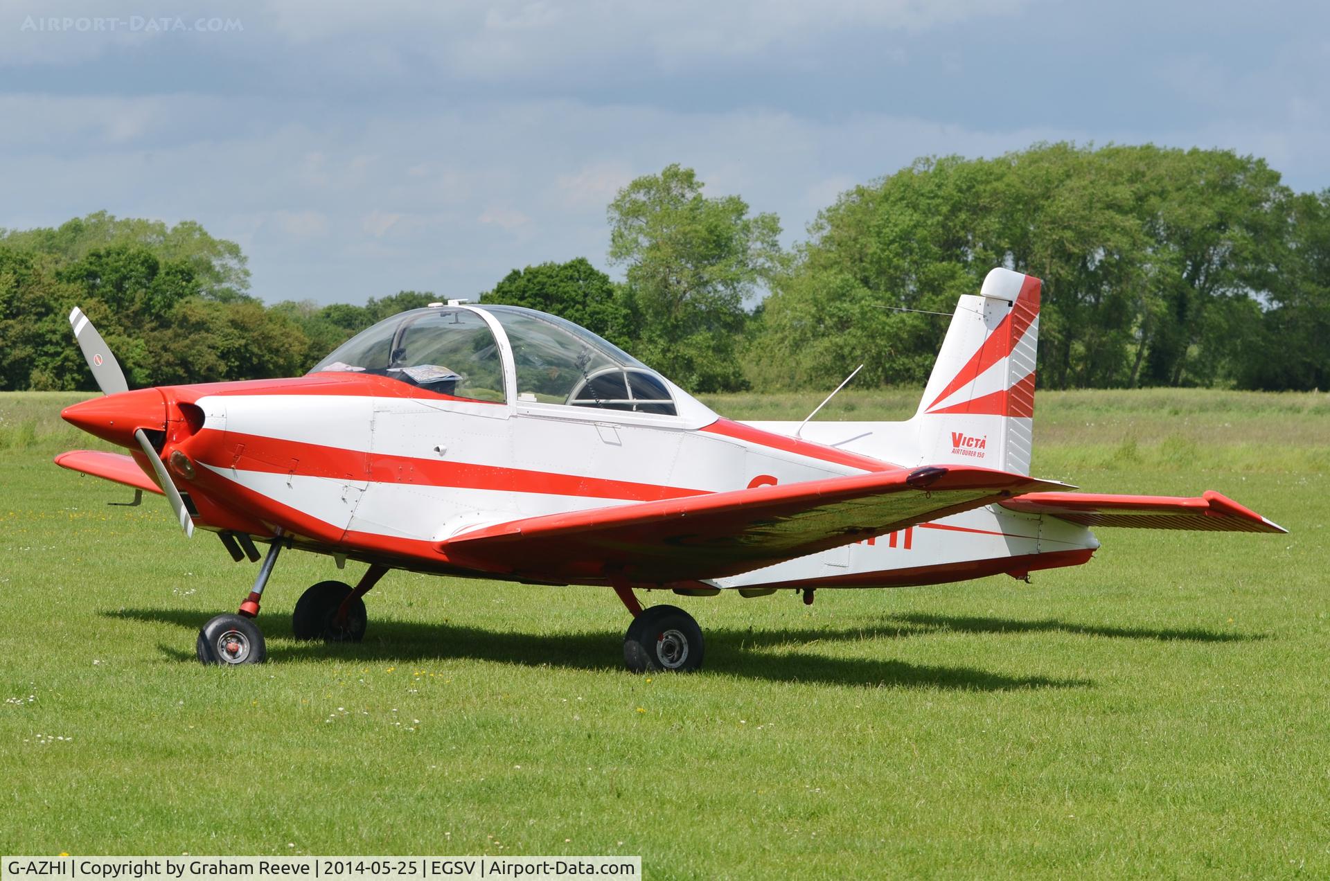 G-AZHI, 1971 AESL Glos-Airtourer Super 150/T5 C/N A540, Parked at Old Buckenham.