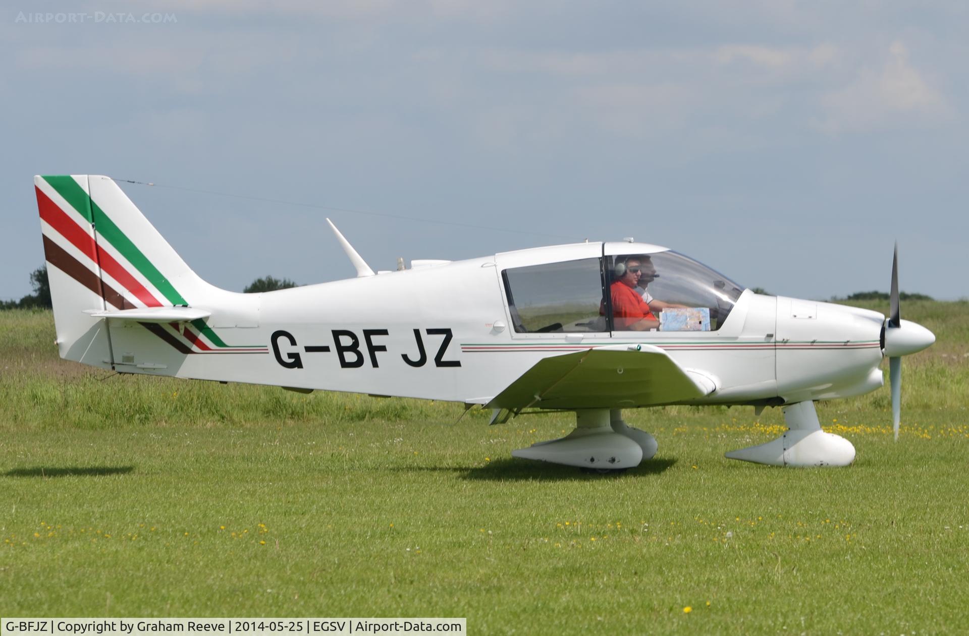 G-BFJZ, 1978 Robin DR-400-140B Major C/N 1290, Just landed.