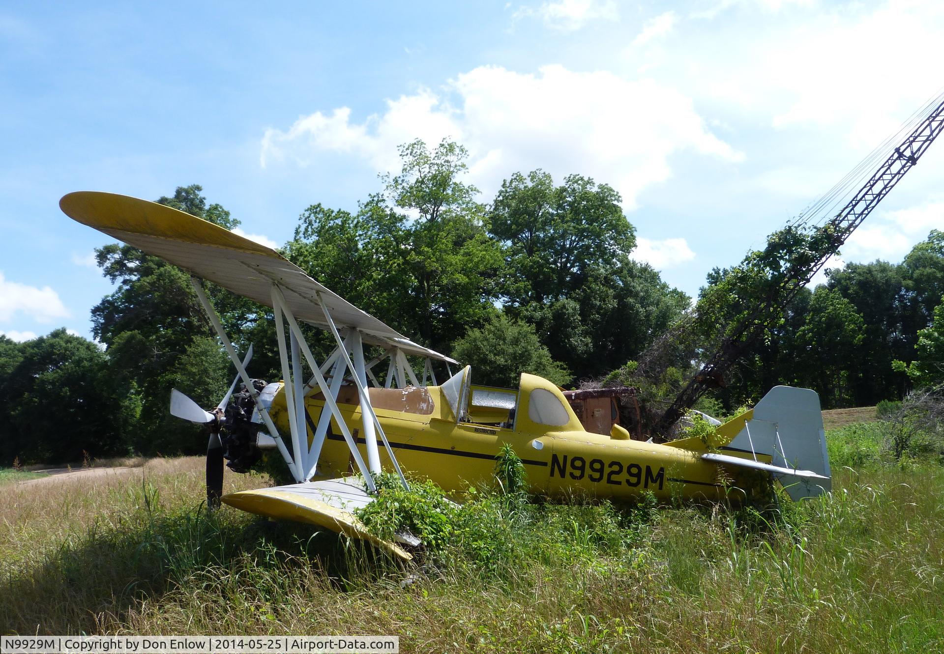 N9929M, 1976 Emroth-emair MA-1 C/N 029, in the weeds on Cash Bayou