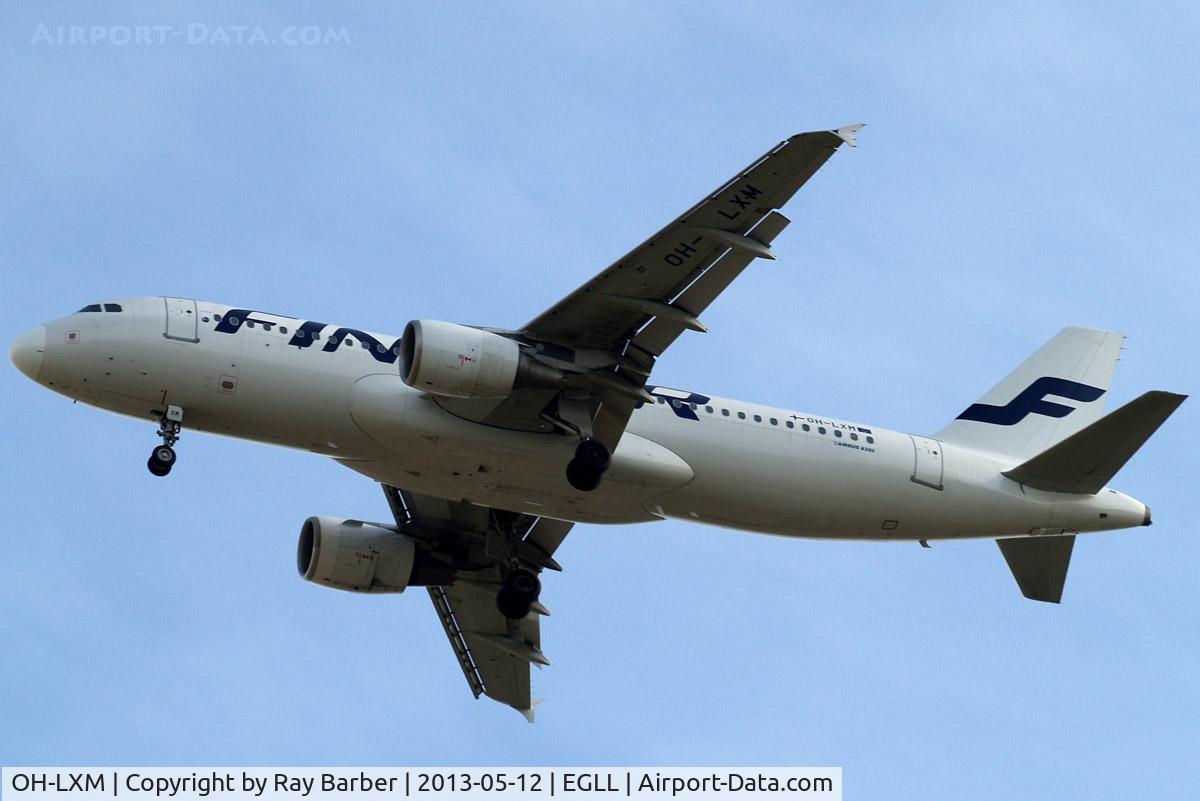 OH-LXM, 2003 Airbus A320-214 C/N 2154, Airbus A320-214 [2154] (Finnair) Home~G 12/05/2013. On approach 27R.