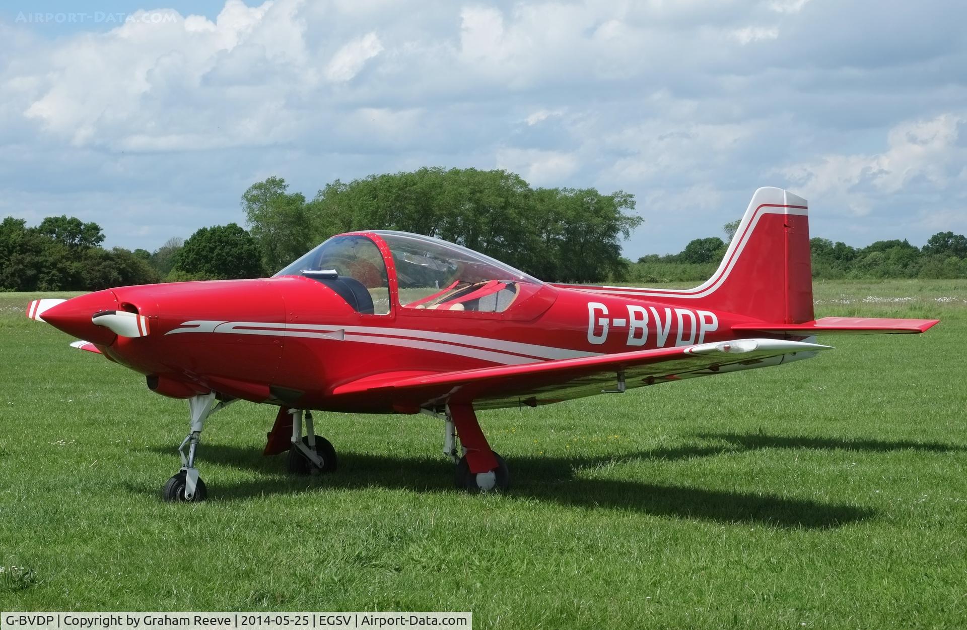 G-BVDP, 2003 Aeromere F-8L Falco III C/N PFA 100-10879, Parked at Old Buckenham.