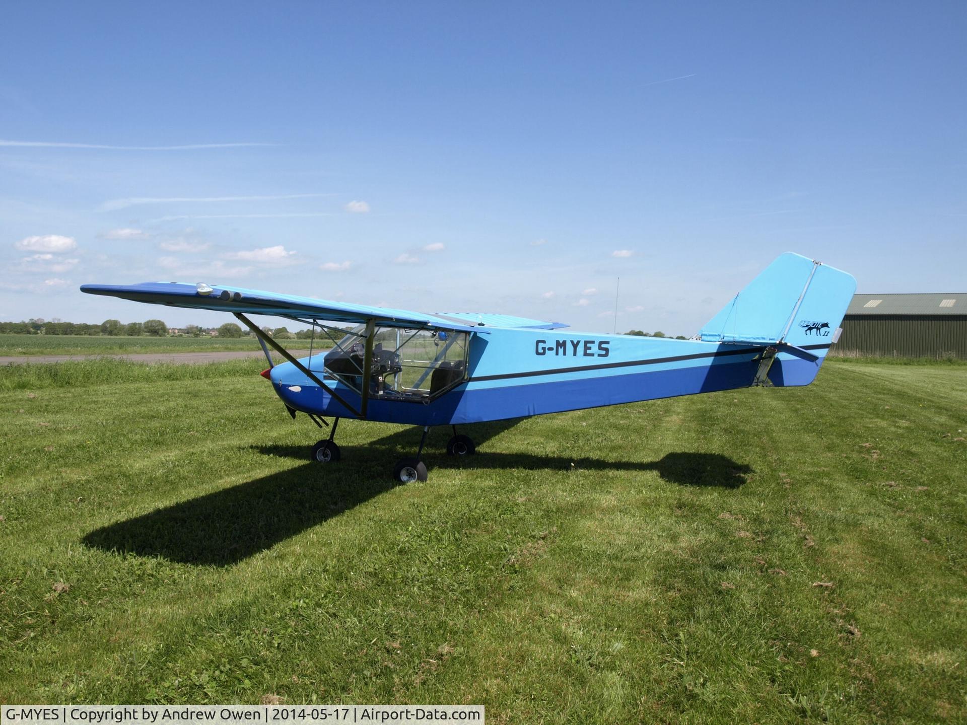 G-MYES, 1992 Rans S-6ESD Coyote II C/N PFA 204-12254, May 2014 at Sleap aerodrome .