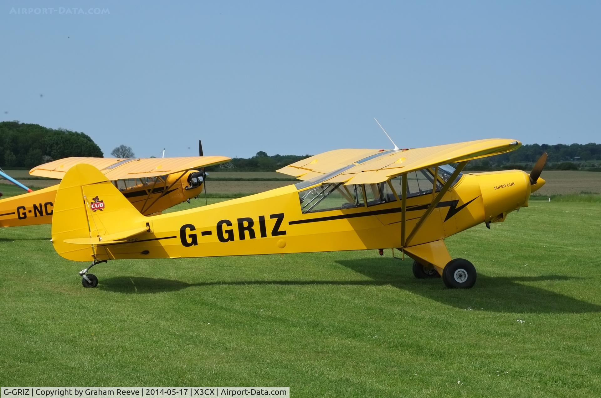 G-GRIZ, 1954 Piper PA-18-135 Super Cub C/N 18-3123, Parked at Northrepps.