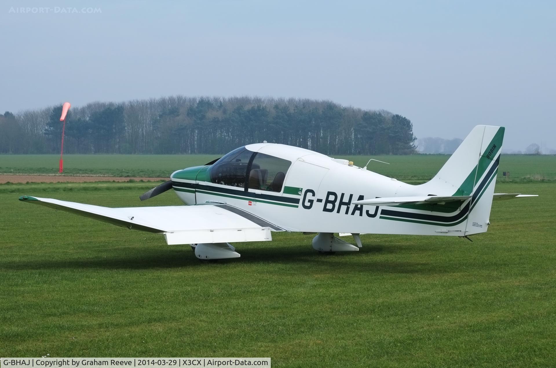 G-BHAJ, 1979 Robin DR-400-160 Chevalier C/N 1430, Parked at Northrepps.