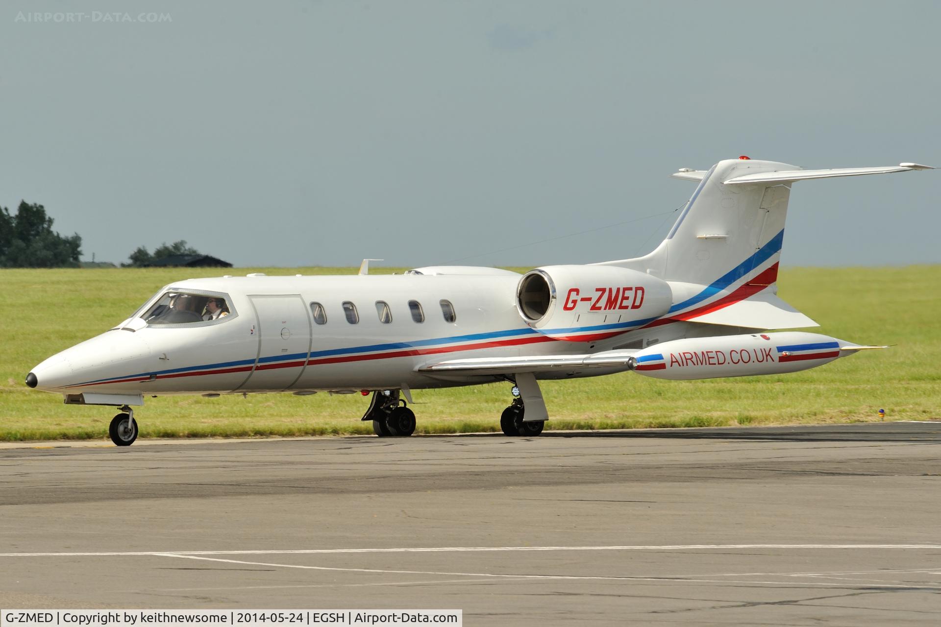 G-ZMED, 1990 Learjet 35A C/N 35A-656, Another medevac !