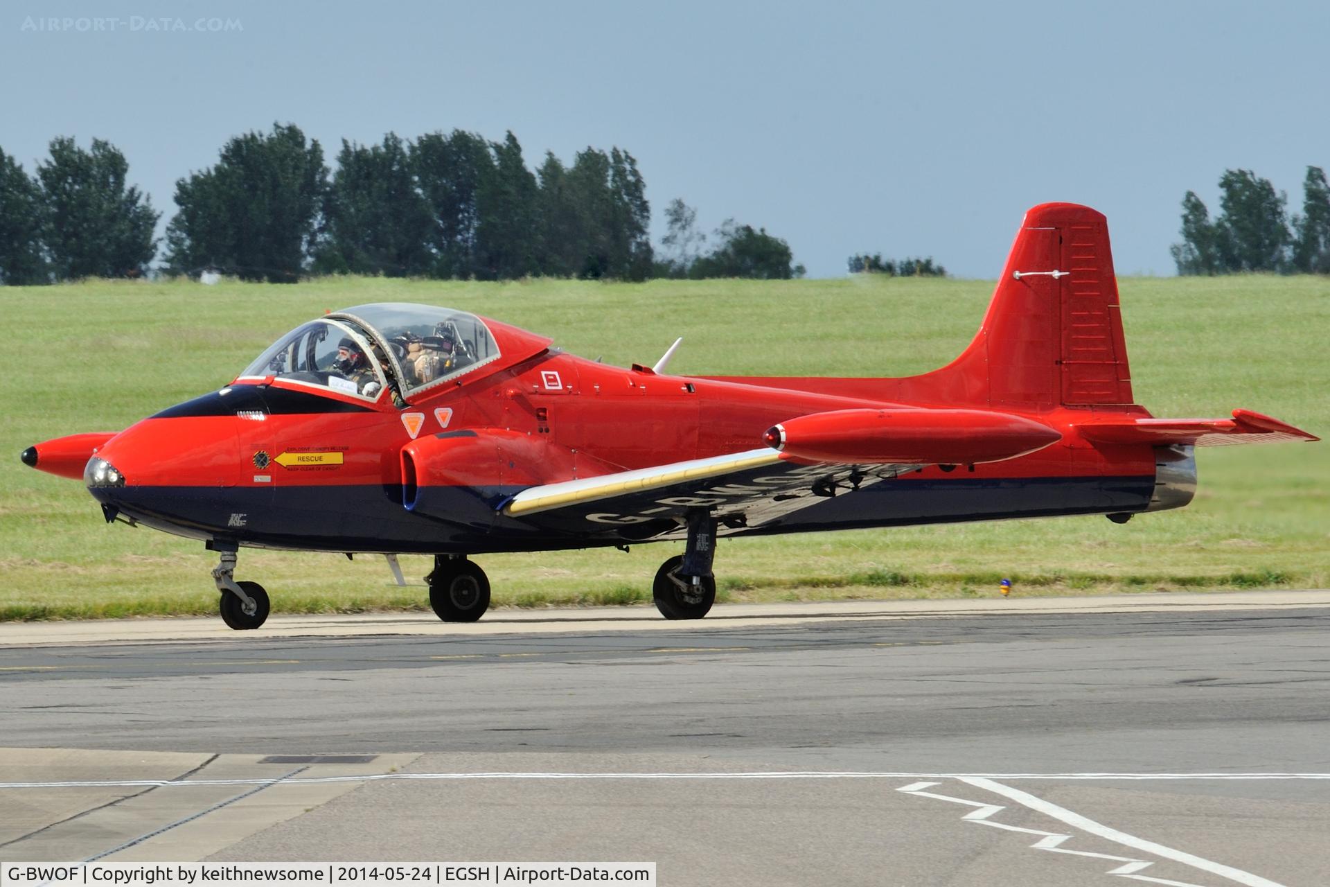 G-BWOF, 1969 BAC 84 Jet Provost T.5 C/N EEP/JP/955, Nice Visitor !