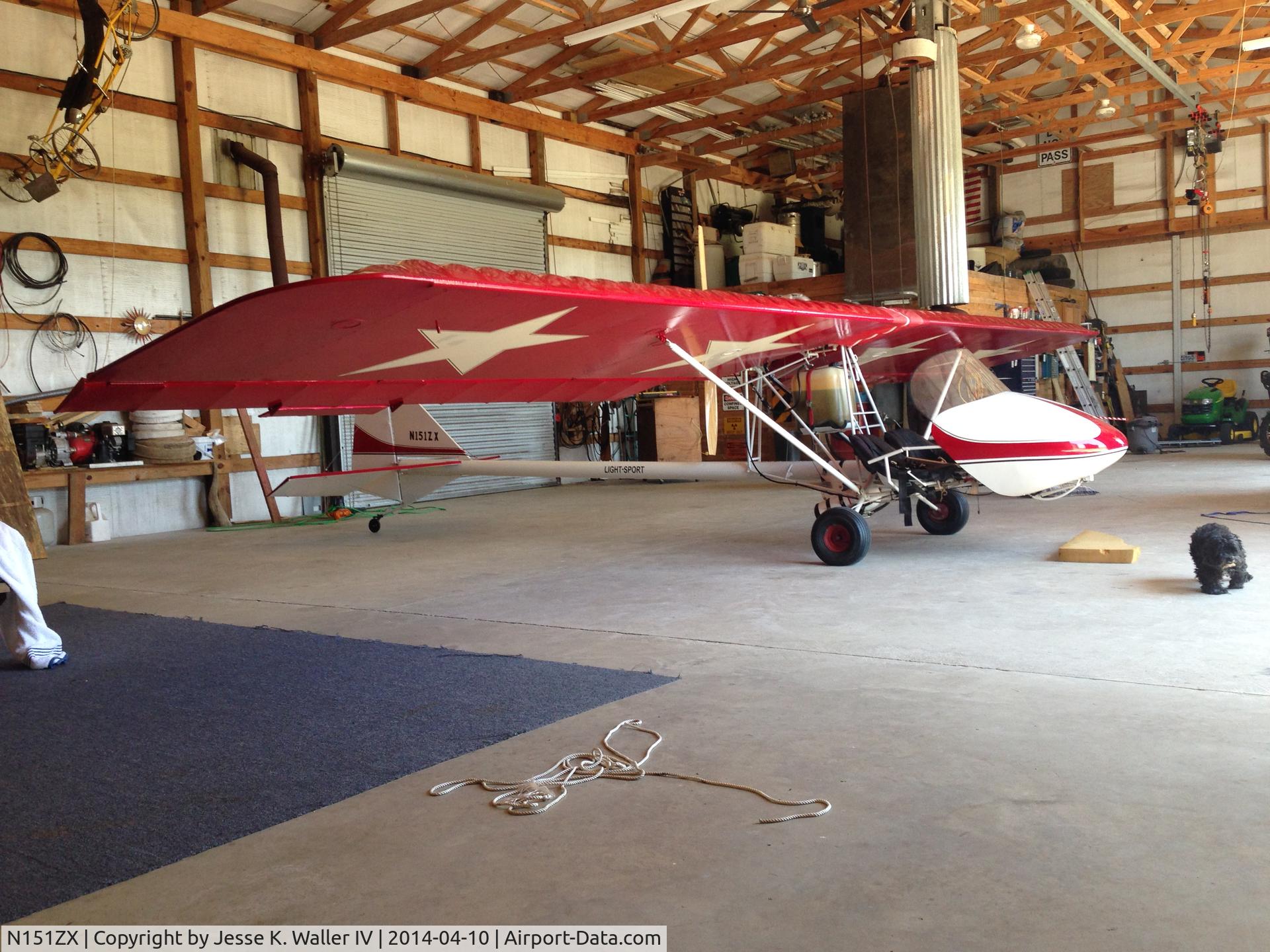 N151ZX, 1990 Kolb Twinstar C/N 007, 2 weeks before recovering started.