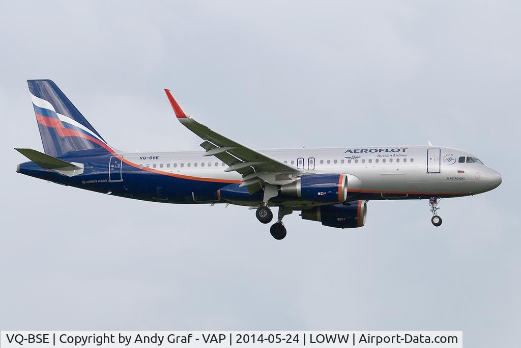 VQ-BSE, 2014 Airbus A320-214 C/N 5989, Aeroflot A320