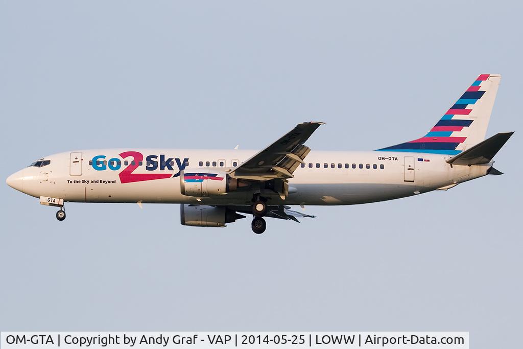 OM-GTA, 1990 Boeing 737-4Q8 C/N 24332, Go2Sky 737-400