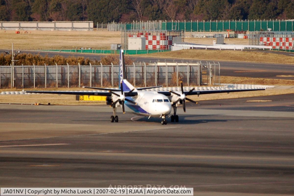 JA01NV, 1992 Fokker 50 C/N 20257, At Narita