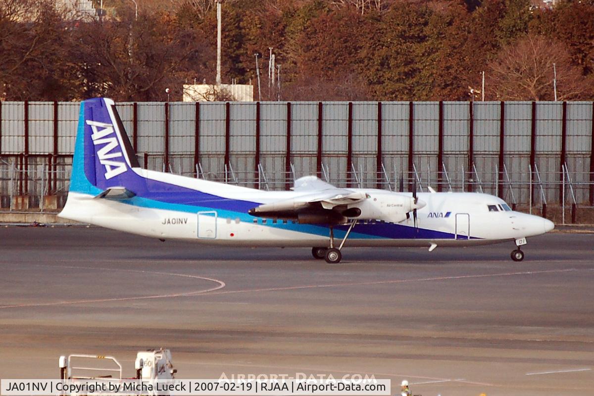 JA01NV, 1992 Fokker 50 C/N 20257, At Narita