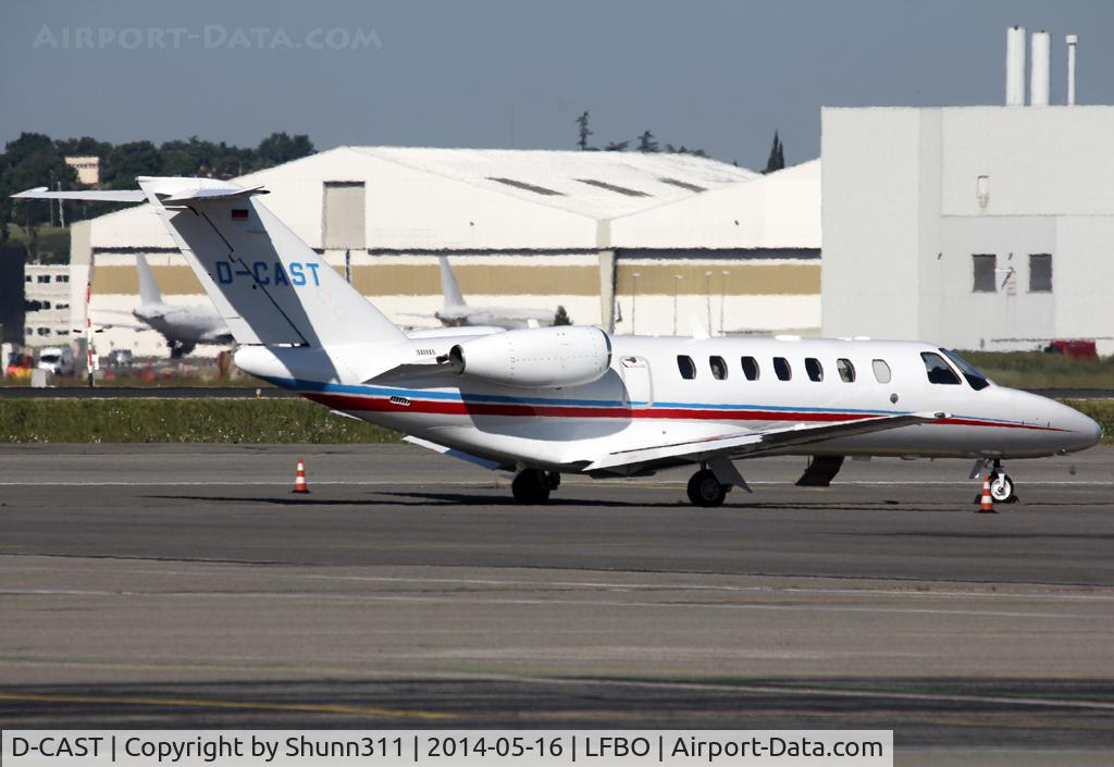 D-CAST, 2009 Cessna 525B CitationJet CJ3 C/N 525B-0330, Parked at the General Aviation area...
