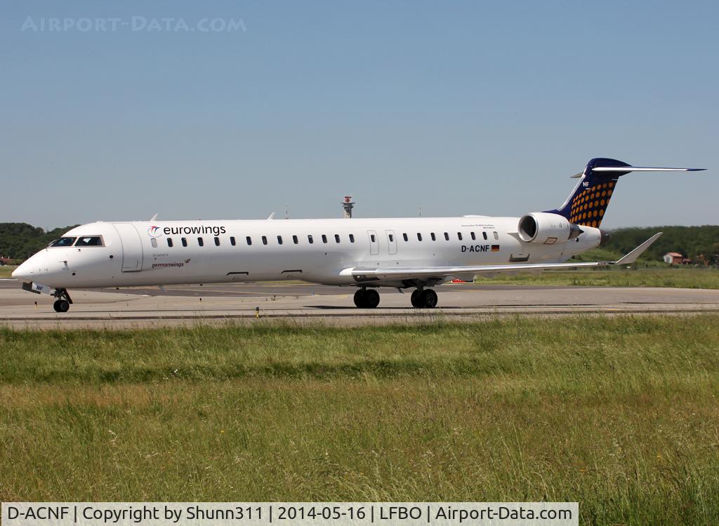 D-ACNF, 2009 Bombardier CRJ-900 (CL-600-2D24) C/N 15243, Taxiing to the Terminal...