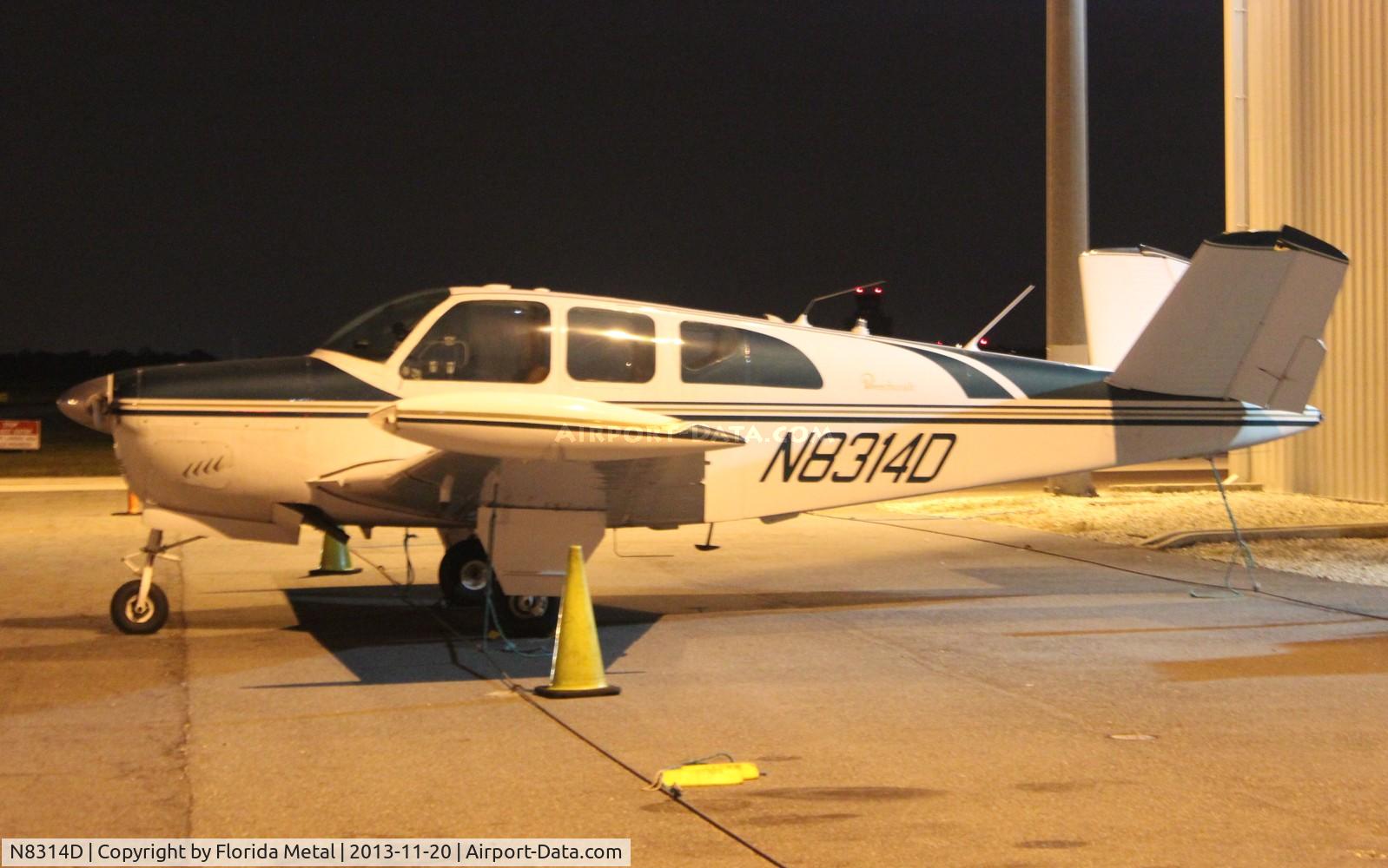 N8314D, 1958 Beech J35 Bonanza C/N D-5439, Beech J35