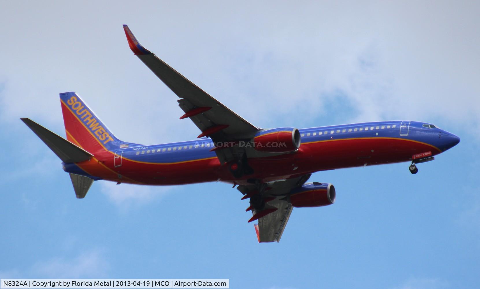 N8324A, 2012 Boeing 737-8H4 C/N 35966, Southwest 737-800