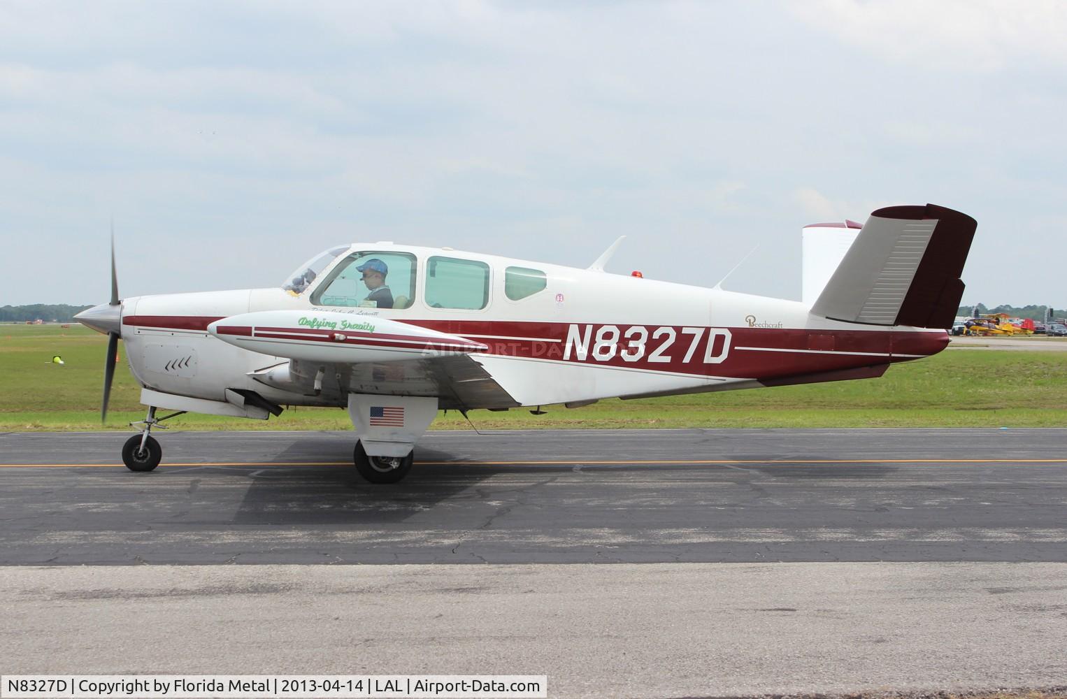 N8327D, 1957 Beech J35 Bonanza C/N D-5411, Beech J35 Bonanza at Sun N Fun