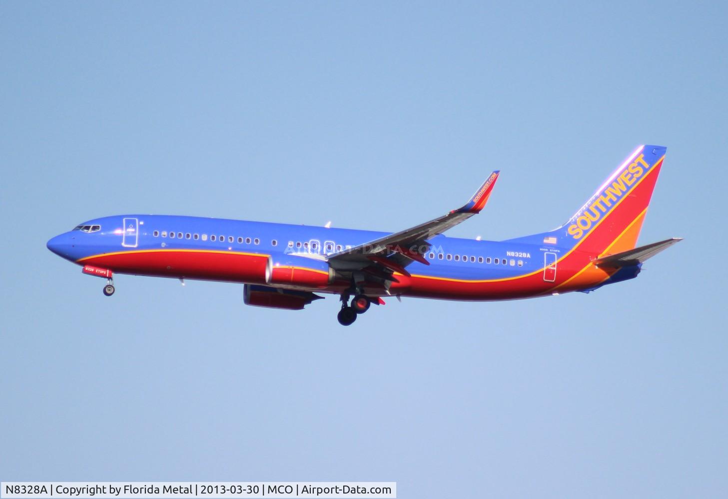 N8328A, 2012 Boeing 737-8H4 C/N 38818, Southwest 737-800