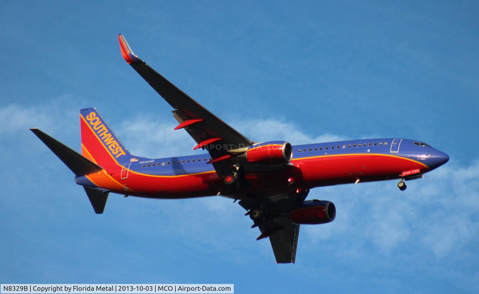 N8329B, 2012 Boeing 737-8H4 C/N 37006, Southwest 737-800