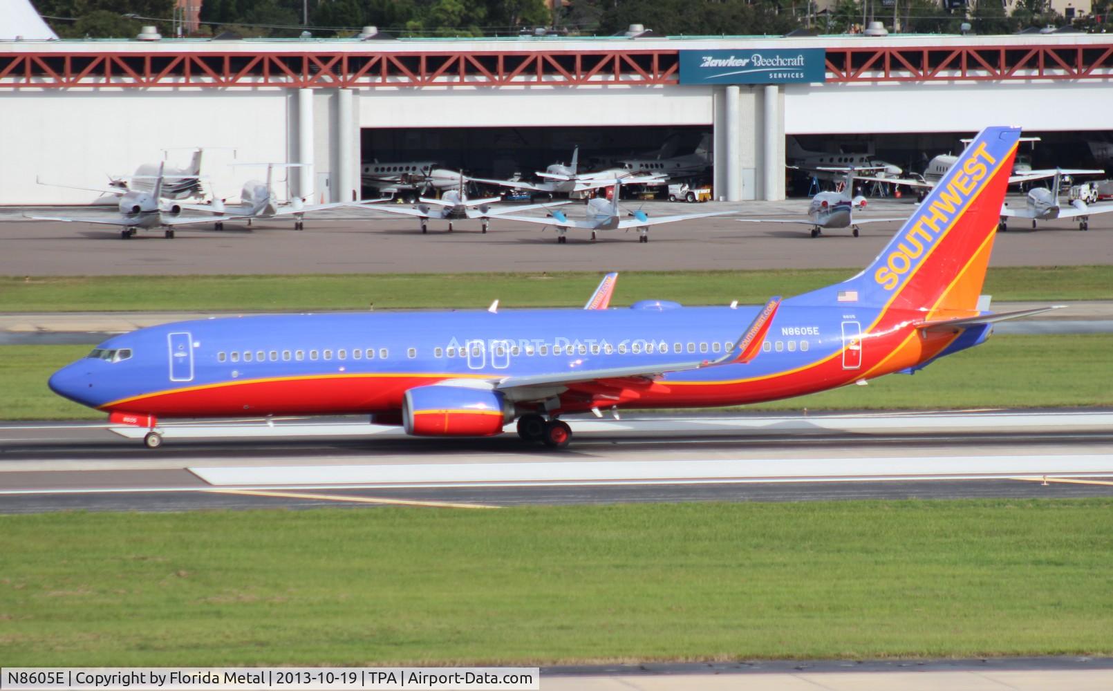N8605E, 2012 Boeing 737-8H4 C/N 36891, Southwest 737-800
