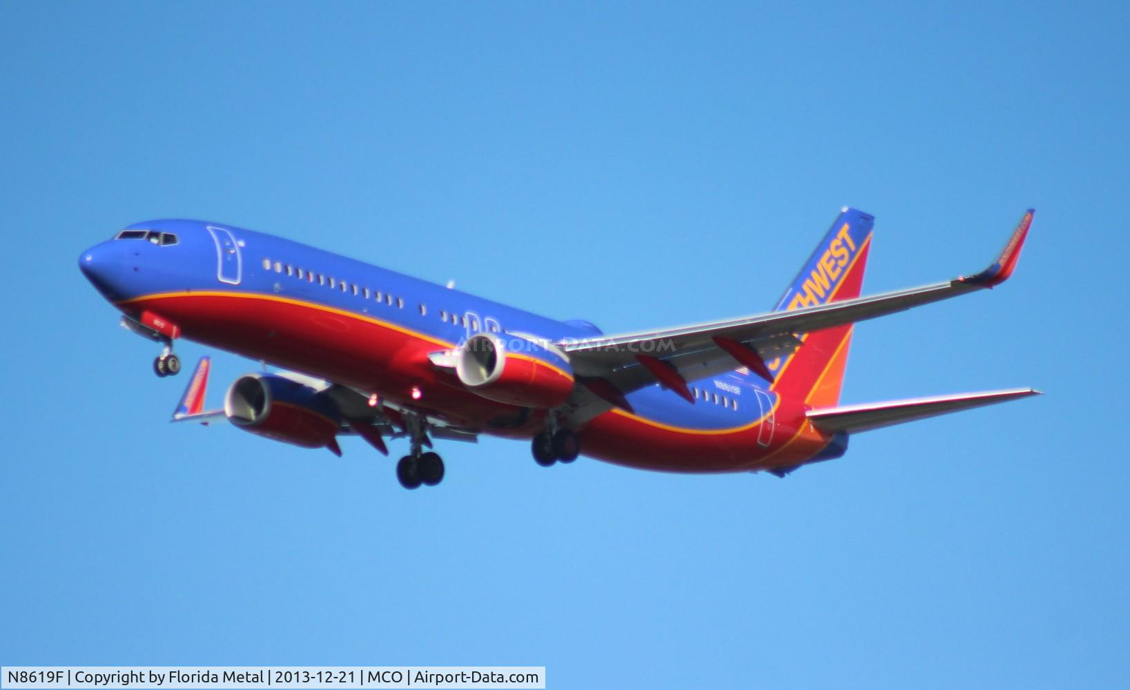 N8619F, 2013 Boeing 737-8H4 C/N 33939, Southwest 737-800