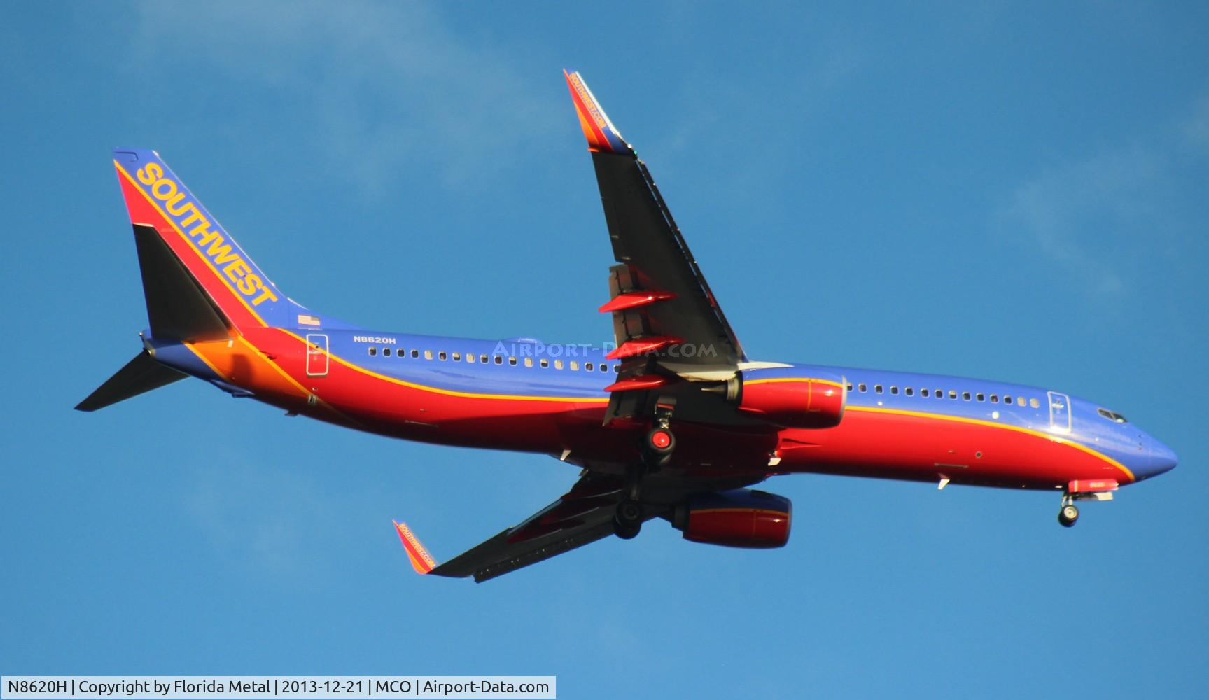 N8620H, 2013 Boeing 737-8H4 C/N 42526, Southwest 737-800