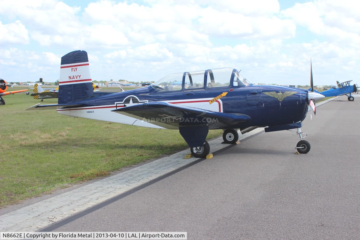 N8662E, 1955 Beech D-45 Mentor C/N BG-33, Beech T-34 at Sun N Fun