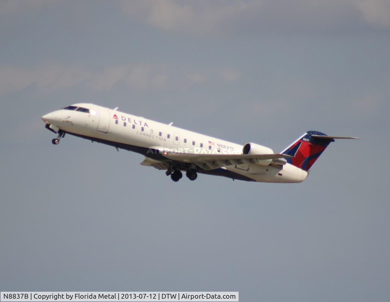 N8837B, 2003 Bombardier CRJ-200 (CL-600-2B19) C/N 7837, Delta Connection CRJ-200