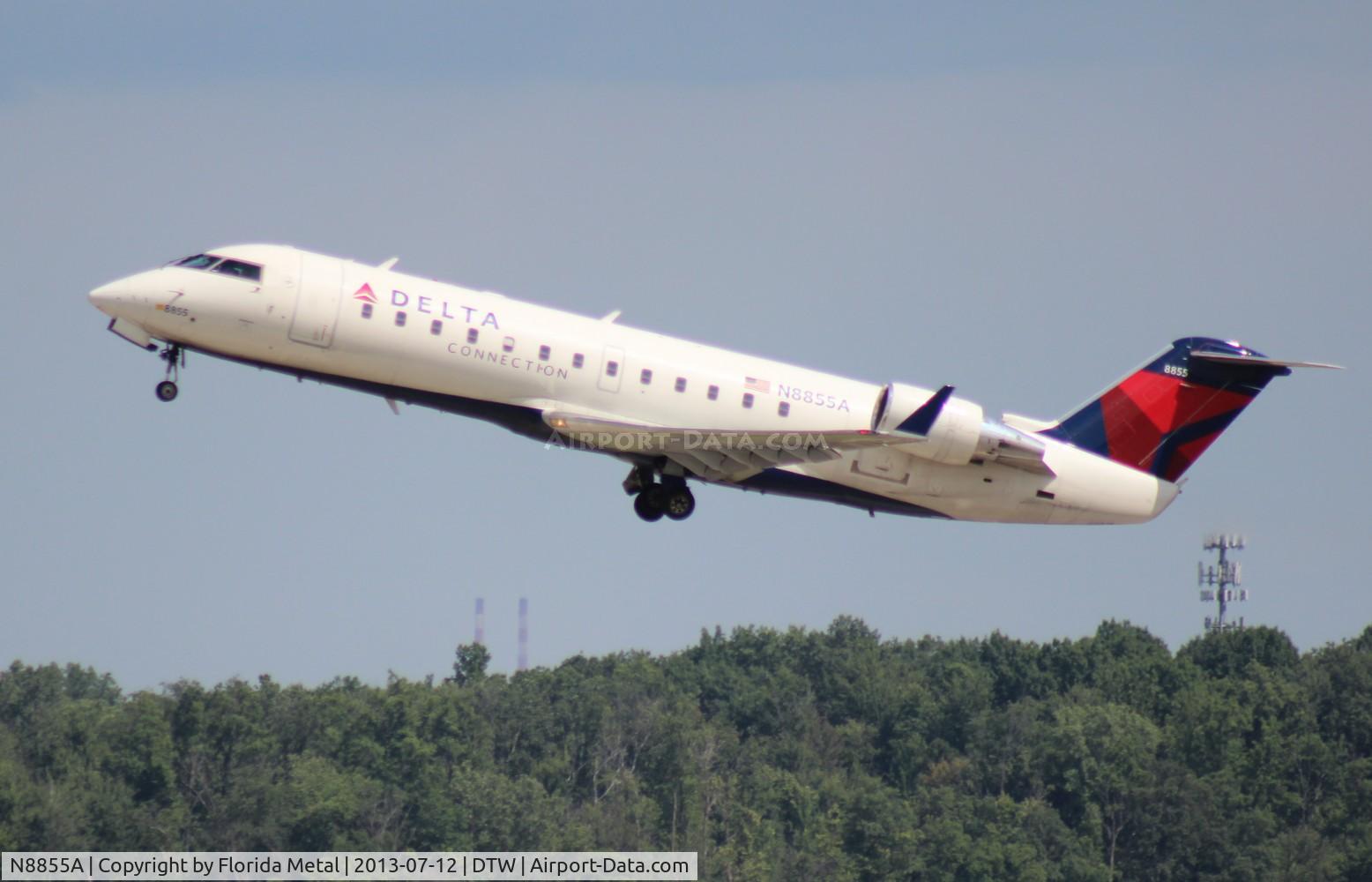 N8855A, 2003 Canadair CRJ-440 (CL-600-2B19) Regional Jet C/N 7855, Delta Connection CRJ-440