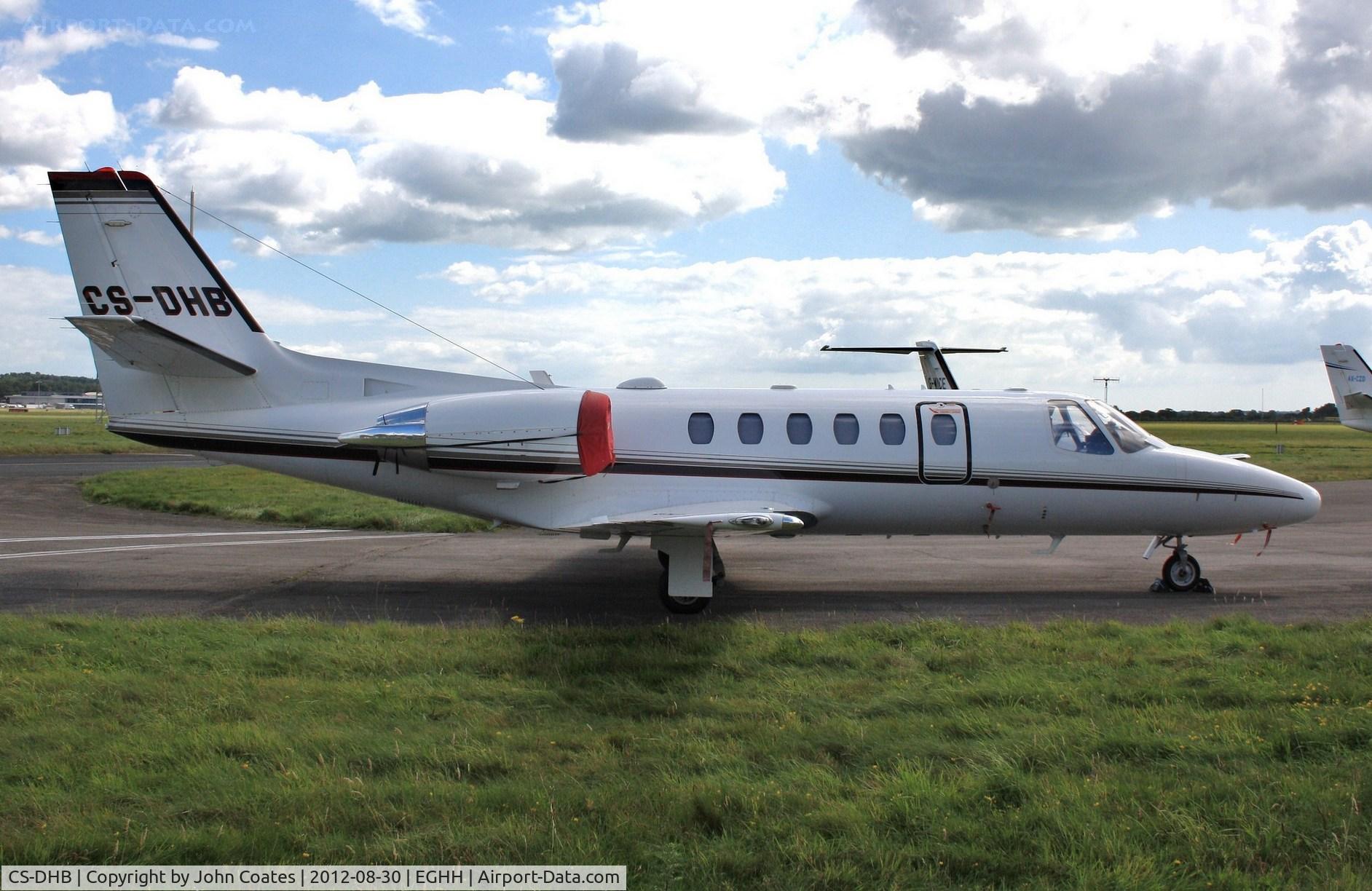 CS-DHB, 2001 Cessna 550 Citation Bravo C/N 550-1009, At CSE