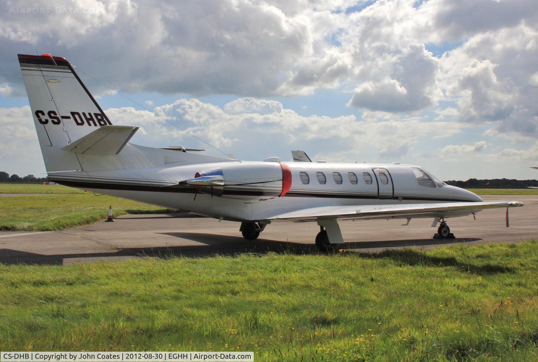 CS-DHB, 2001 Cessna 550 Citation Bravo C/N 550-1009, At CSE