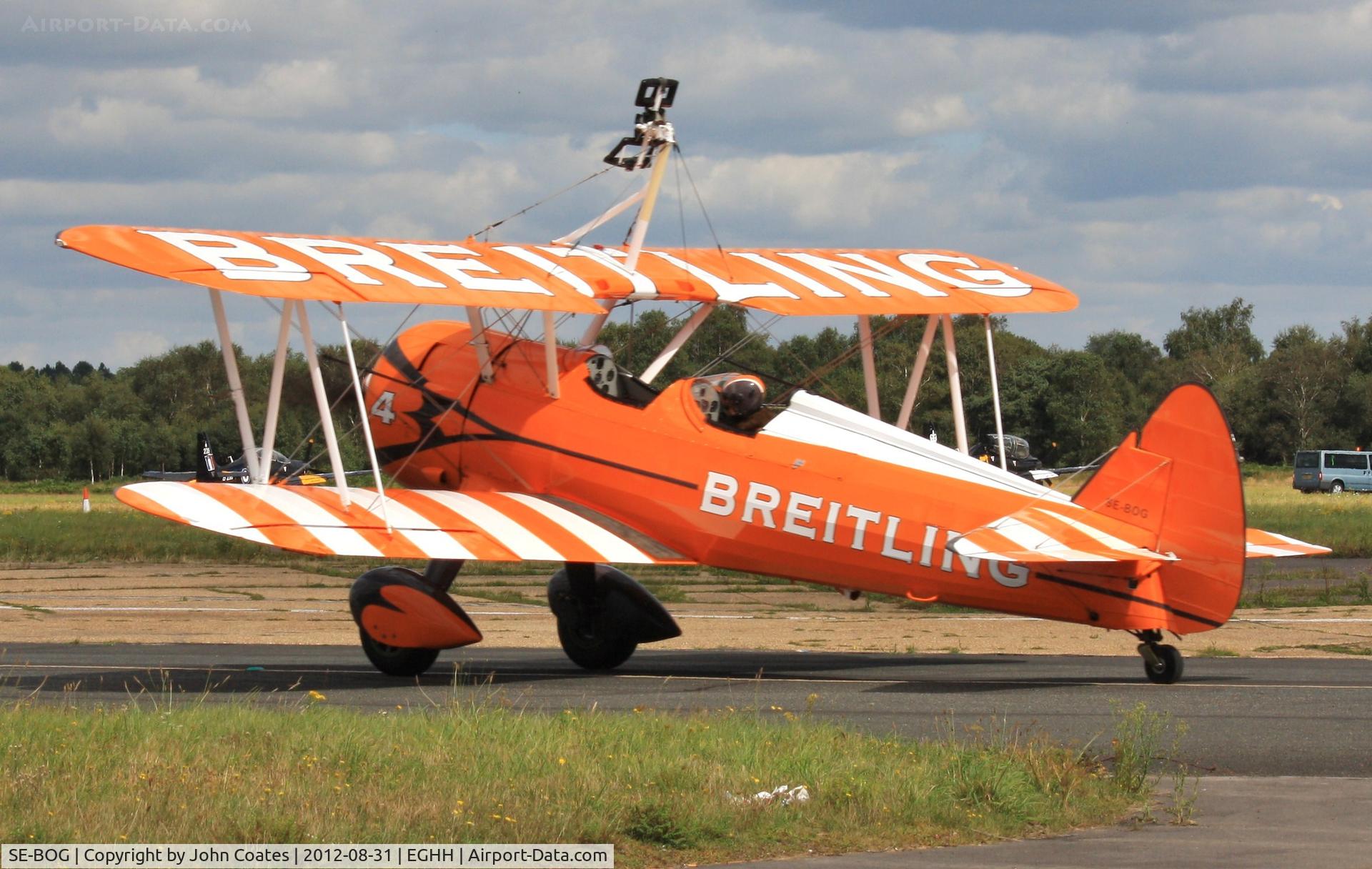 SE-BOG, 1942 Boeing N2S-3 Kaydet (B75N1) C/N 75-7128, Taxiing